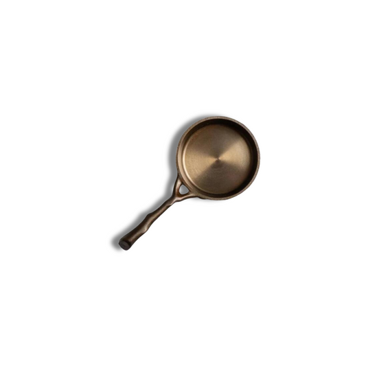 Wonderfully cute, but worth taking seriously. These little egg pans are workhorses in the kitchen. Whether toasting seeds, melting butter, or searing a burger patty; they’re everything you need, and nothing you don’t.