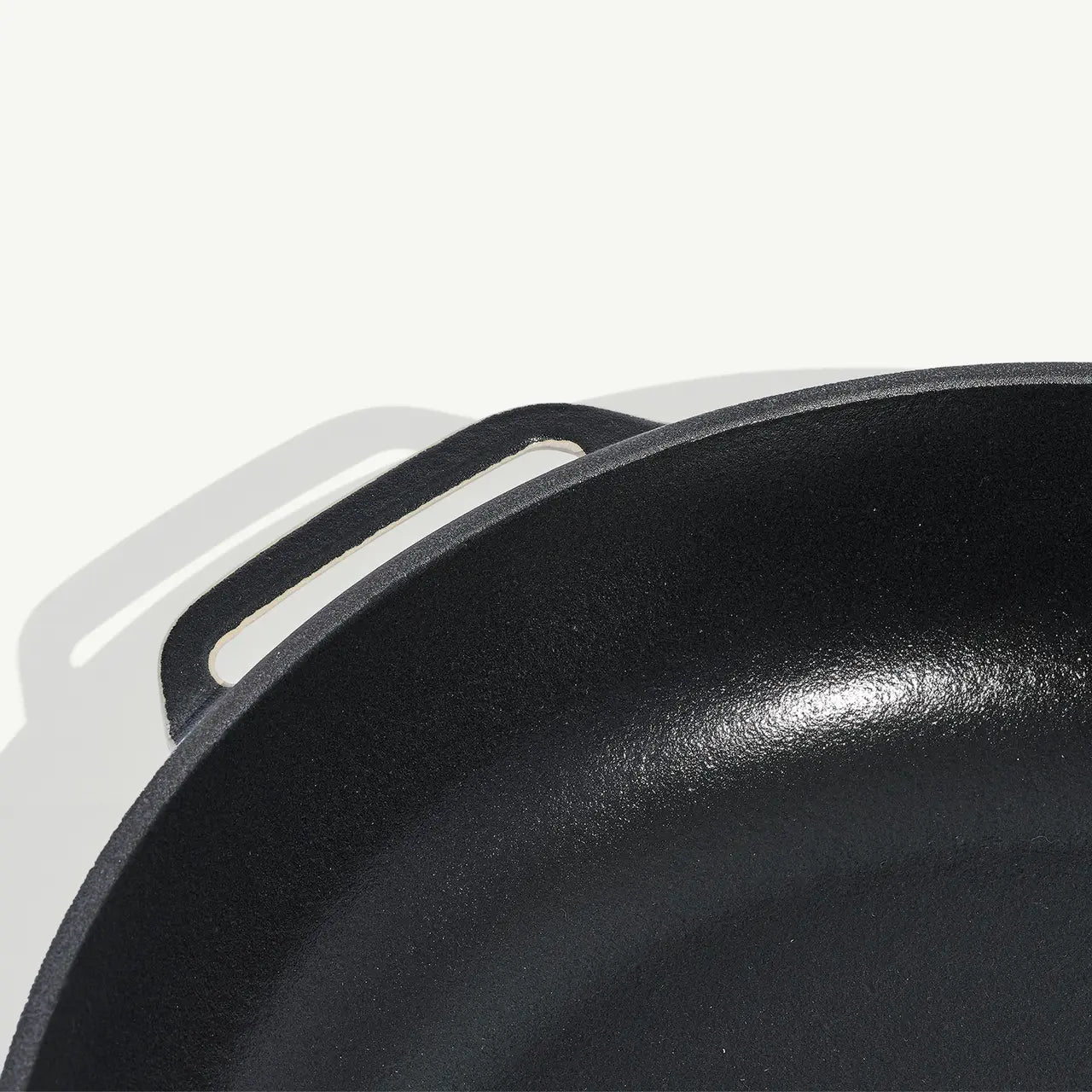 Enameled Cast Iron Skillet - White