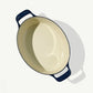Enameled Cast Iron Dutch Oven -  7.5Qt Blue
