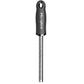 Micropplane grater with black handle on a white background