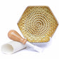 Ceramic Grater Set - Golden Brown- 3 Piece Set