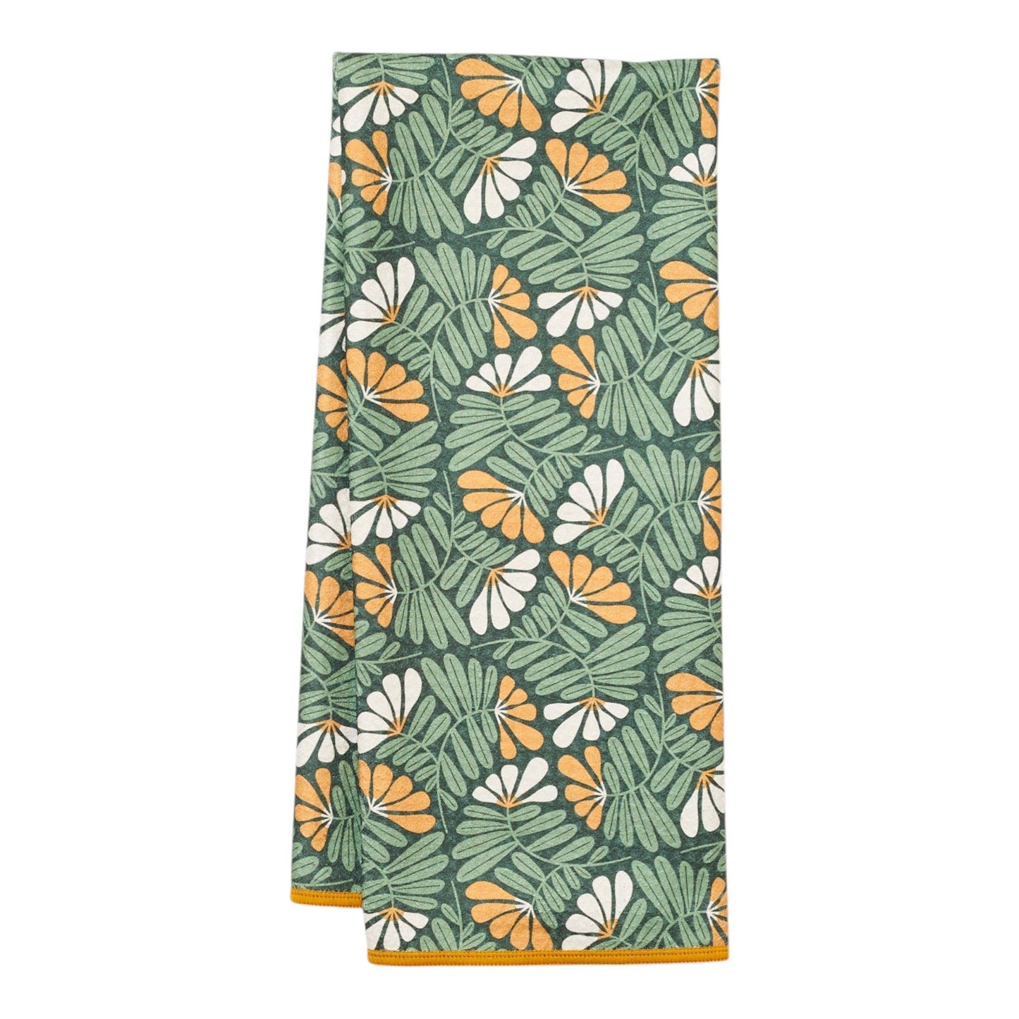 Anywhere Towel - Reversible - Fall Flower: Rifle Green