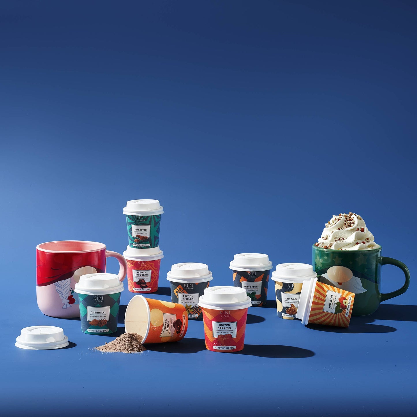 Mini Cup Hot Chocolates (Set of 9)