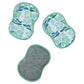 RE:usable Sponges (Set of 3) - CC Linda Splatter: Menthe Green