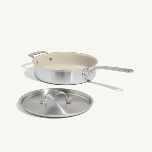 CeramiClad Non-stick Saute Pan with Lid - 3.5 Qt