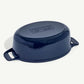 Enameled Cast Iron Dutch Oven -  7.5Qt Blue