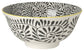 6 Inch Stamped Bowl - Black Vines