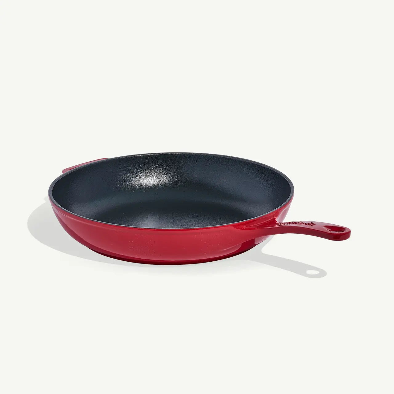 Enameled Cast Iron Skillet - Red