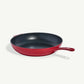 Enameled Cast Iron Skillet - Red