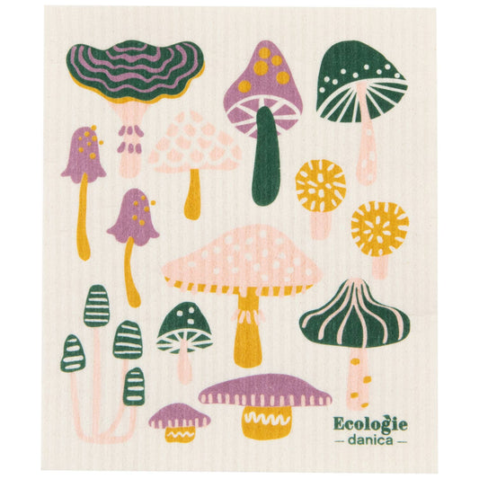 Swedish Dishcloth - Mushroom Gems