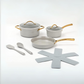 Cookware Set - Gray - 8 Piece Set
