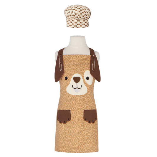 Kids Apron & Hat Set - Dog