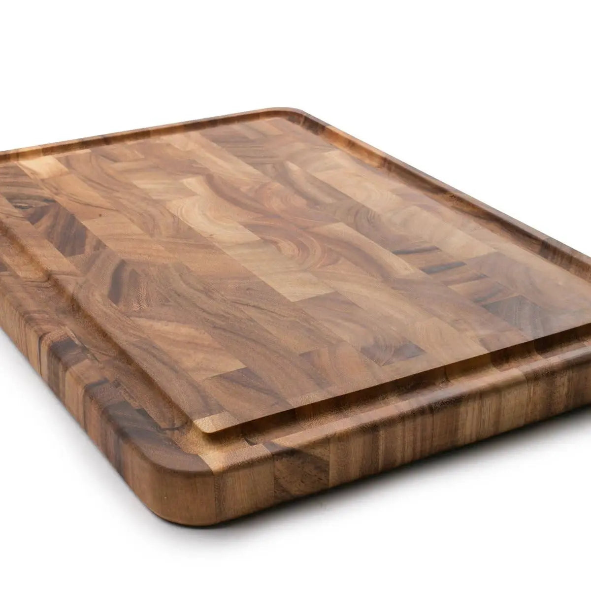 Charleston Large Prep End Grain Board w/ Channel