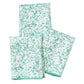 Mighty Mini Towel (Set of 3) Reversible - CC Linda Splatter: Menthe Green