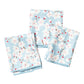 Mighty Mini Towel (Set of 3) Reversible - Cherry Blossom: Meadow Green