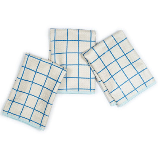 Mighty Mini Towel (Set of 3) Reversible - Jen Owens Frenchie: Sage