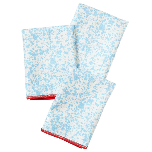 Mighty Mini Towel (Set of 3) Reversible - CC Maria Splatter: Sky Blue