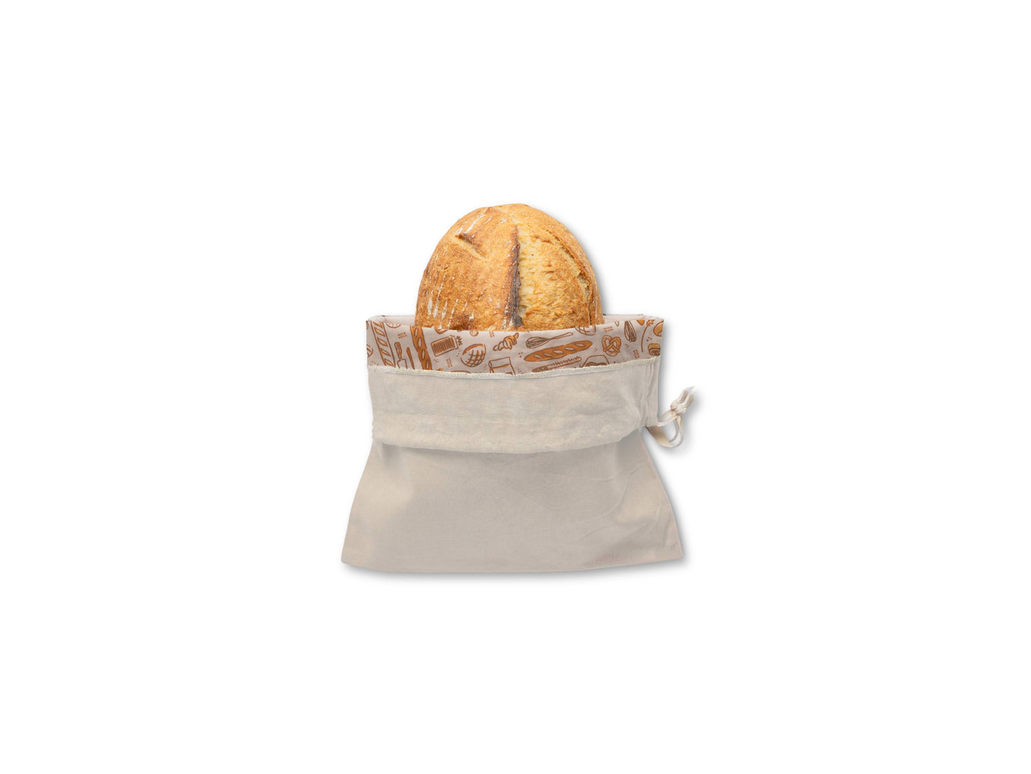 Beeswax Lined Artisan Bread Bag