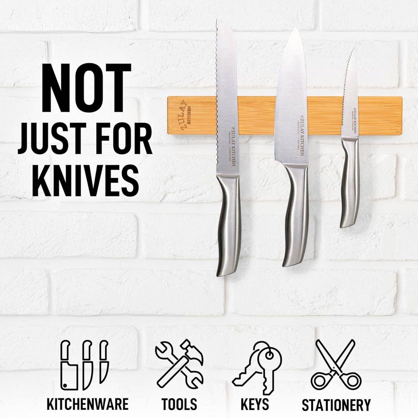 Magnetic Knife Holder - Maple