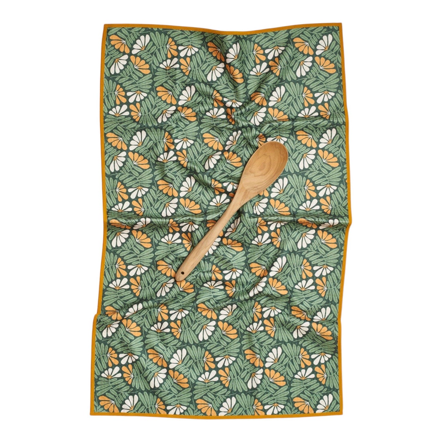 Anywhere Towel - Reversible - Fall Flower: Rifle Green