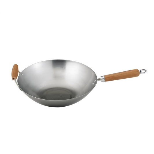 Carbon Steel Stir Fry Wok - 14in