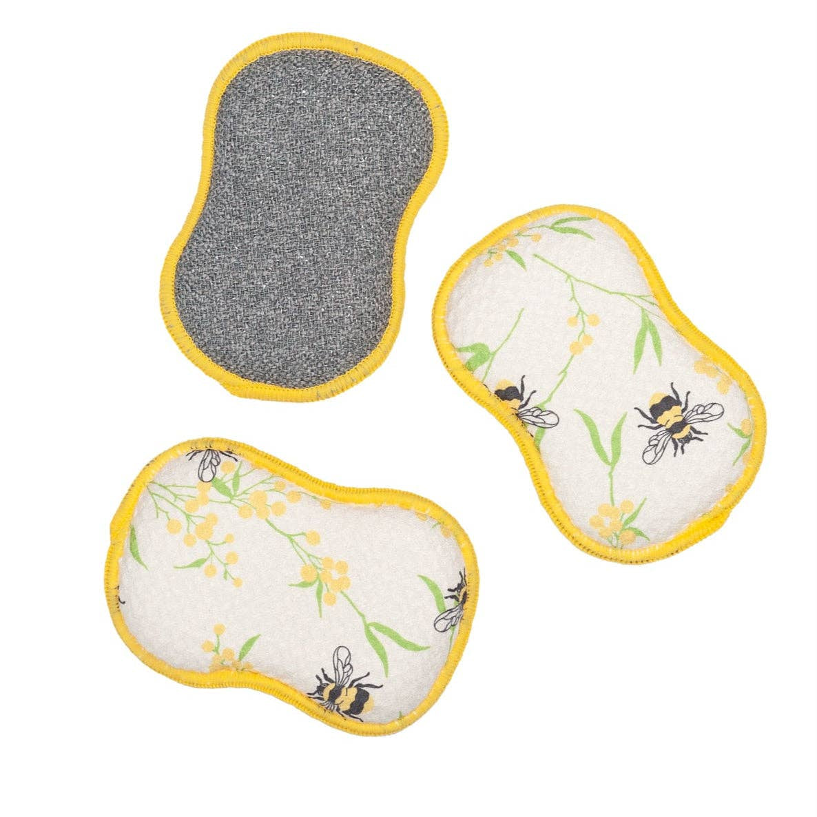 RE:usable Sponges (Set of 3) - Bumblebee: Yellow