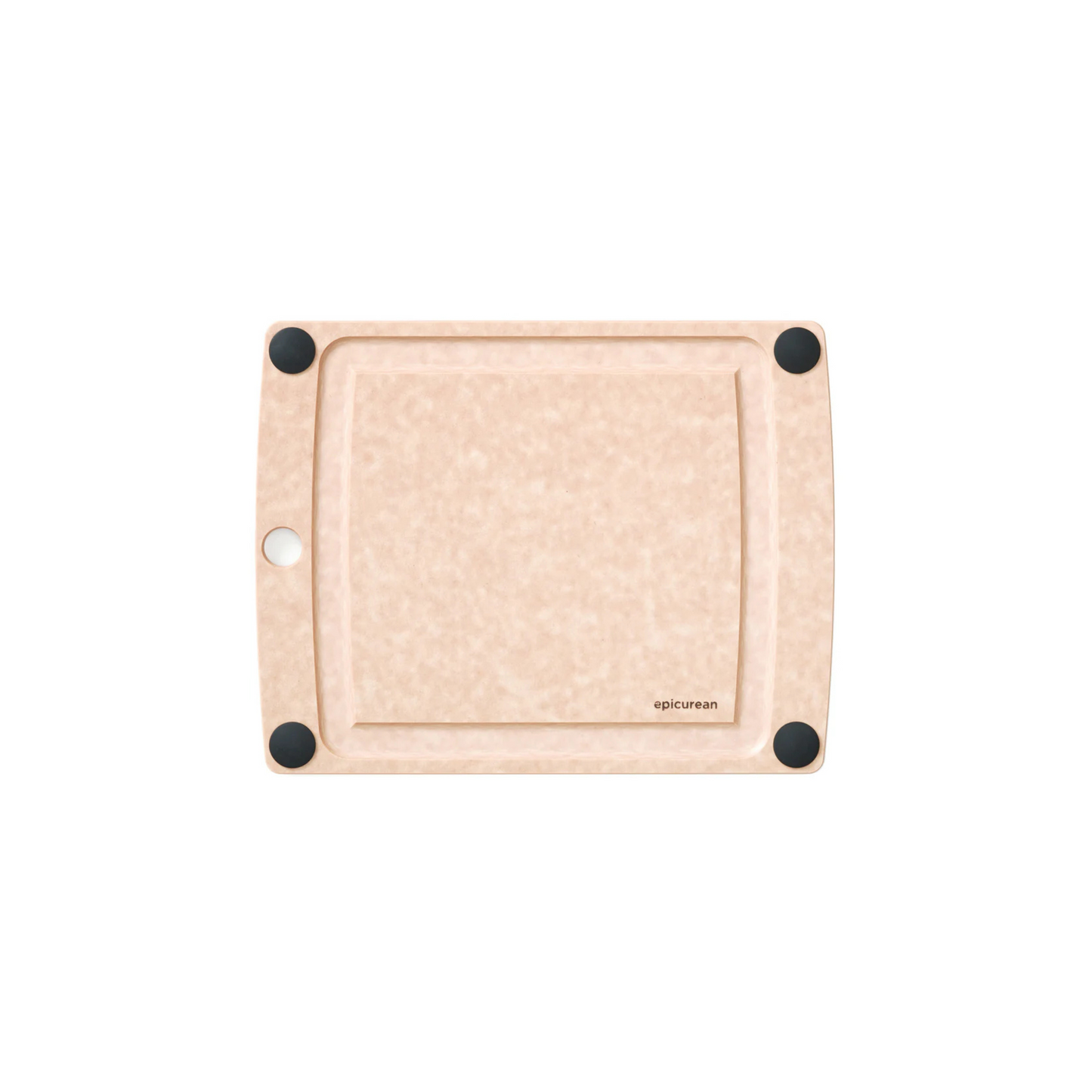 From meal prep to plating, the Epicurean All-in-One Cutting Board (11.5" x 9") is your versatile kitchen go-to. Designed for convenience, it features a juice groove on one side to catch excess liquids and a flat surface on the other for extra workspace. Non-slip silicone feet keep the board steady while you chop, slice, and dice with confidence.