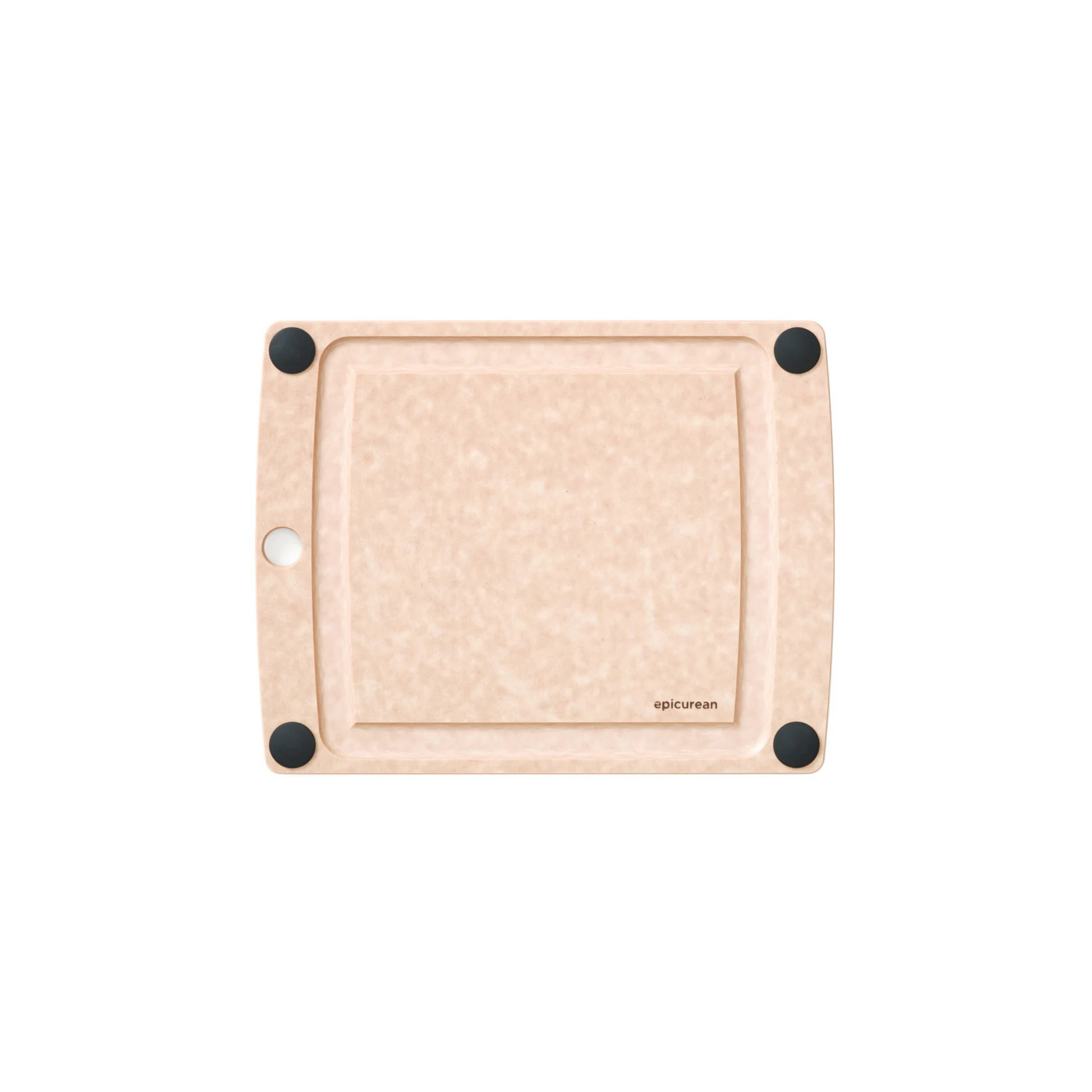 From meal prep to plating, the Epicurean All-in-One Cutting Board (11.5" x 9") is your versatile kitchen go-to. Designed for convenience, it features a juice groove on one side to catch excess liquids and a flat surface on the other for extra workspace. Non-slip silicone feet keep the board steady while you chop, slice, and dice with confidence.