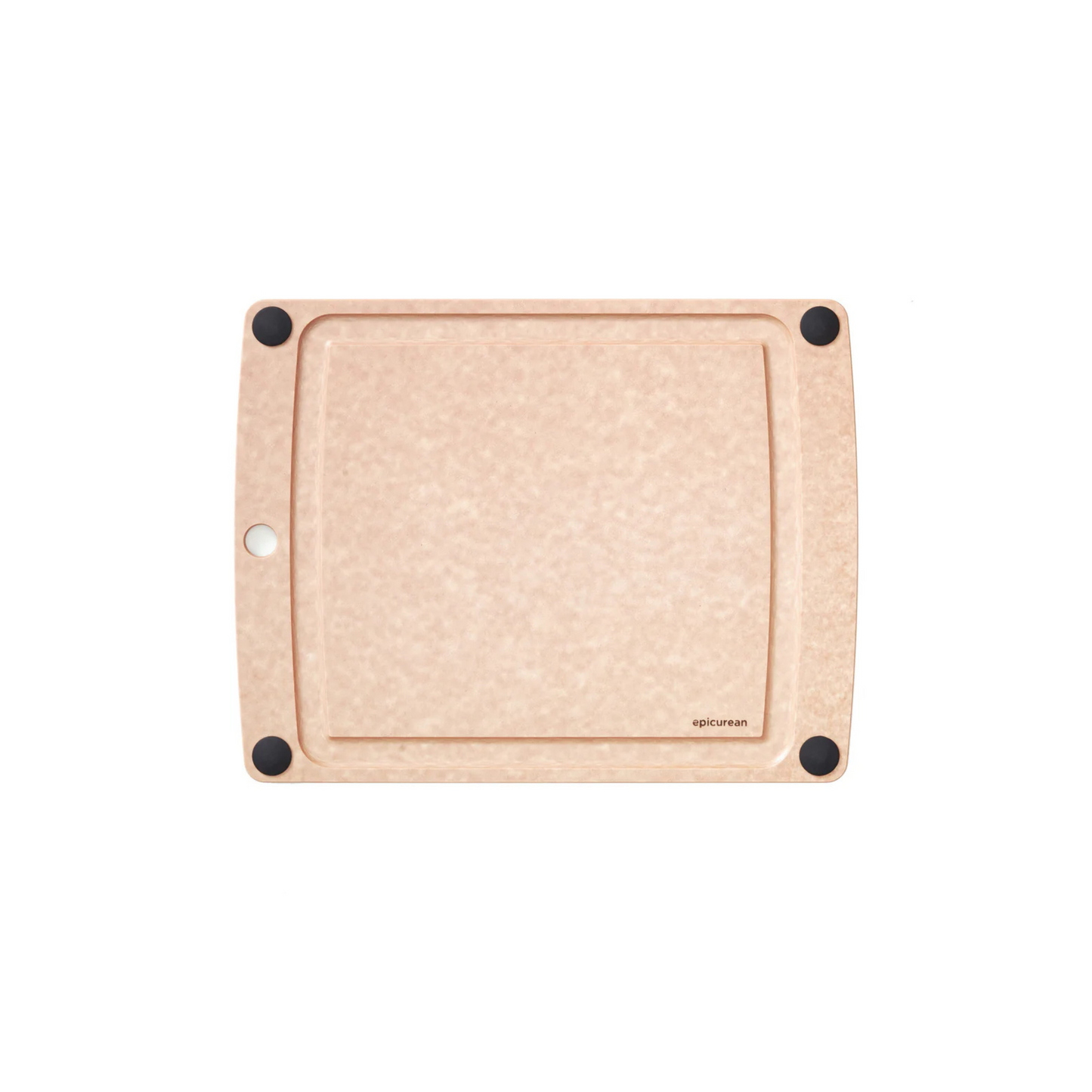 Prep like a pro with the Epicurean All-in-One Cutting Board (14.5" x 11.25"), thoughtfully designed to handle everyday cooking with ease. Featuring a built-in juice groove on one side and a smooth flat surface on the other, it’s ready for everything from carving roasts to chopping veggies