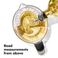 No more awkward neck-craning to check measurements! The OXO Good Grips 2-Cup Angled Measuring Cup is your kitchen superhero, making everything from fancy cocktails to zesty dressings a breeze. The genius is in the design—just peek down into the cup to read measurements instantly!