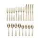 Aptitude Champagne Satin Flatware - 20 Piece Set