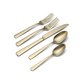 Aptitude Champagne Satin Flatware - 20 Piece Set