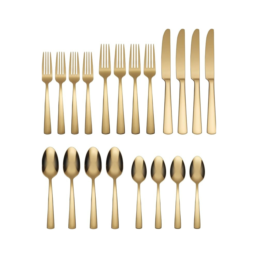 Aptitude Gold Flatware - 20 Piece Set