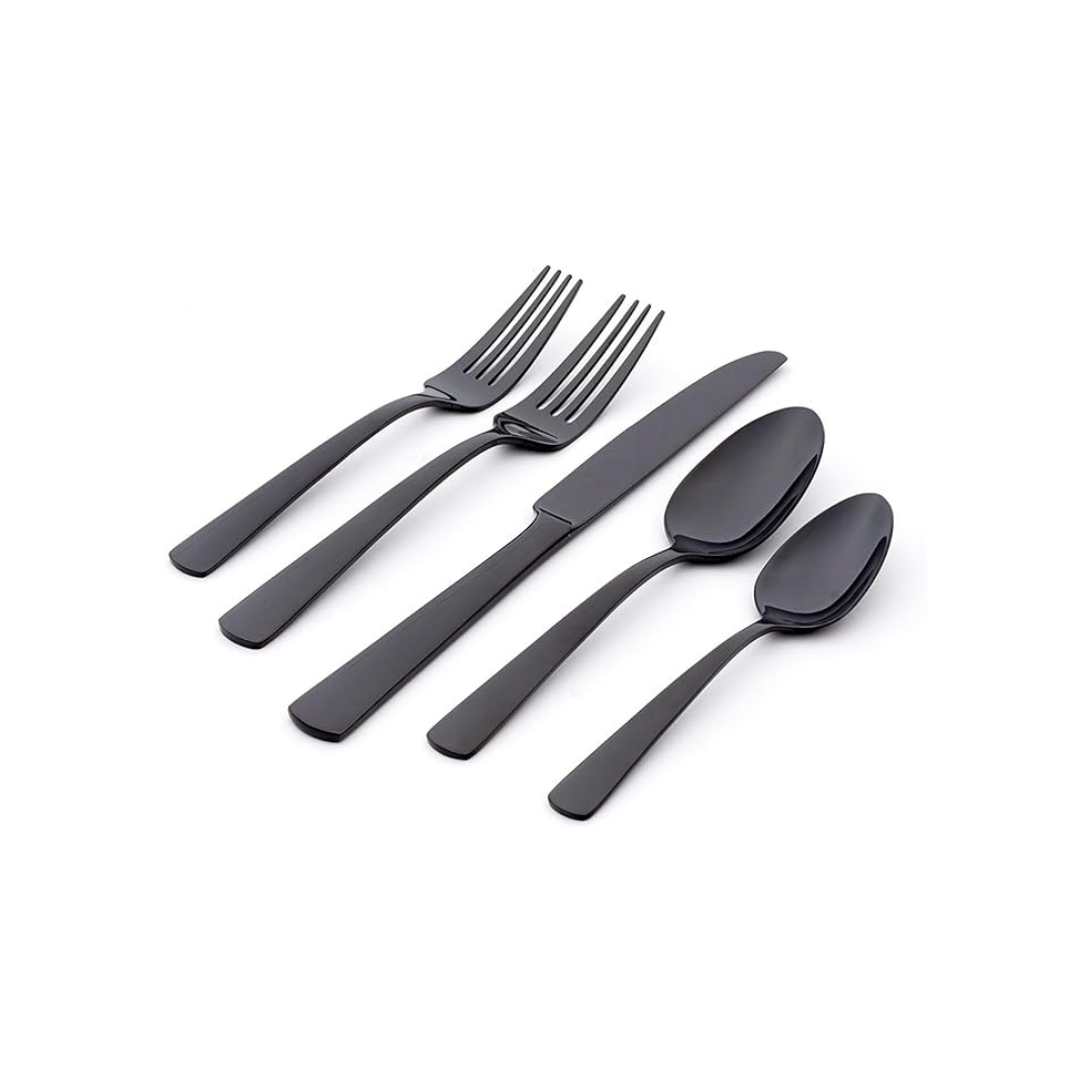 Aptitude Midnight Flatware - 20 Piece Set