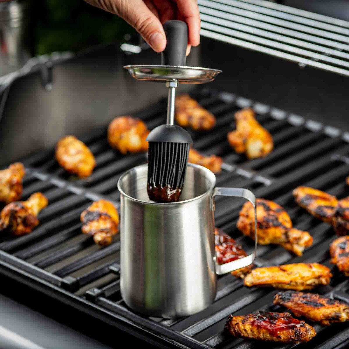 Sauce Pot with Silicone Basting Brush