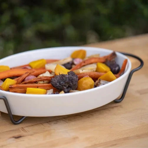 Simply Serving Oval Baker w/ Rack