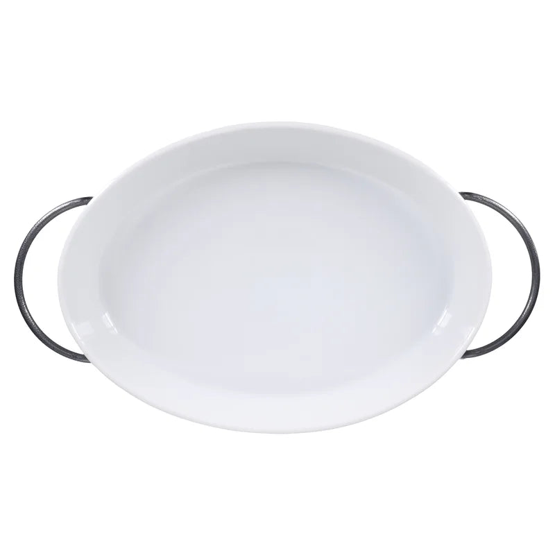 Simply Serving Oval Baker w/ Rack