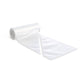 Roll of white plastic Baking-Disposable-Pastry-Bags on a white background