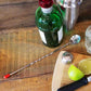 Red Ball Bar Spoon features a classic twisted stem