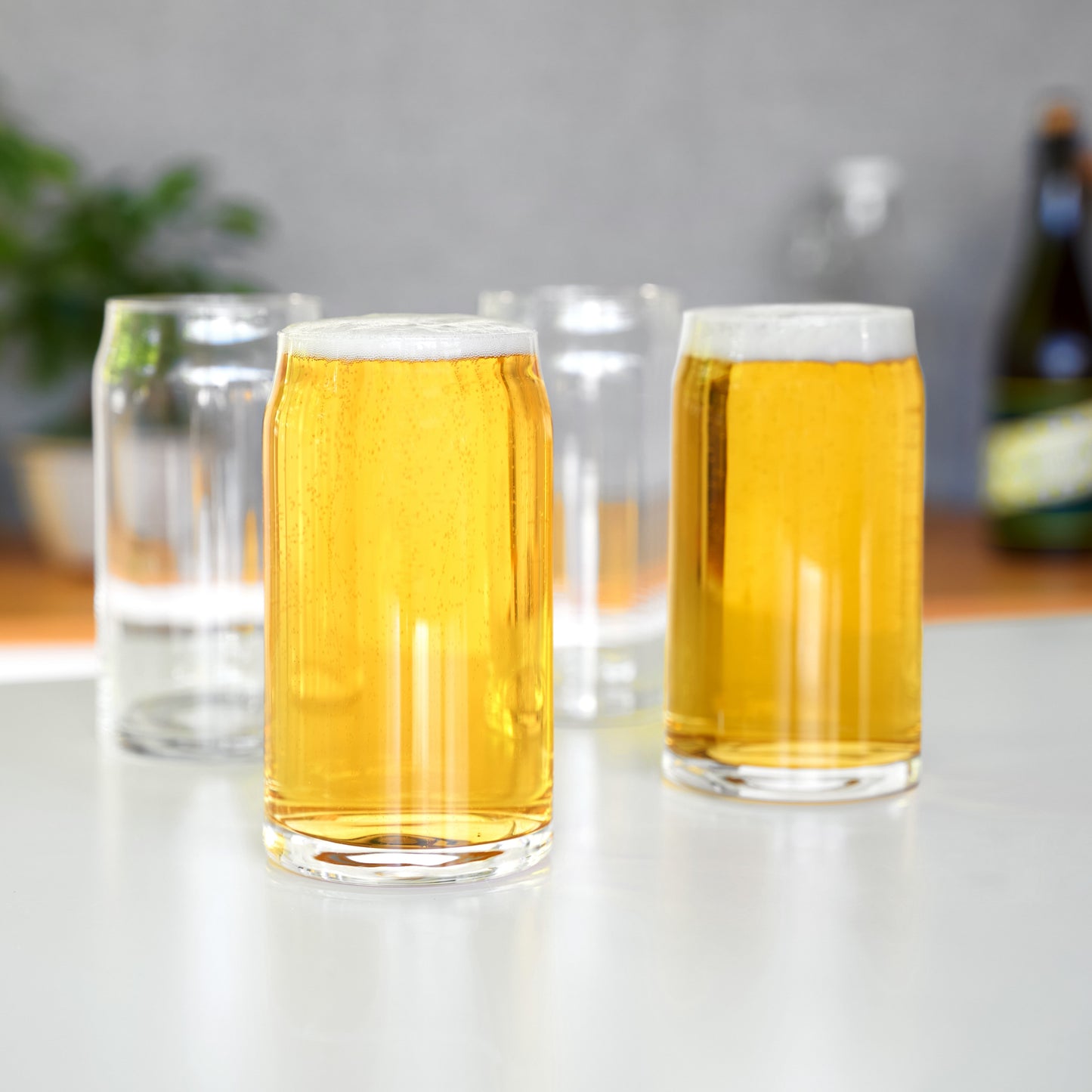Beer Can Pint Glasses - 4 Piece Set
