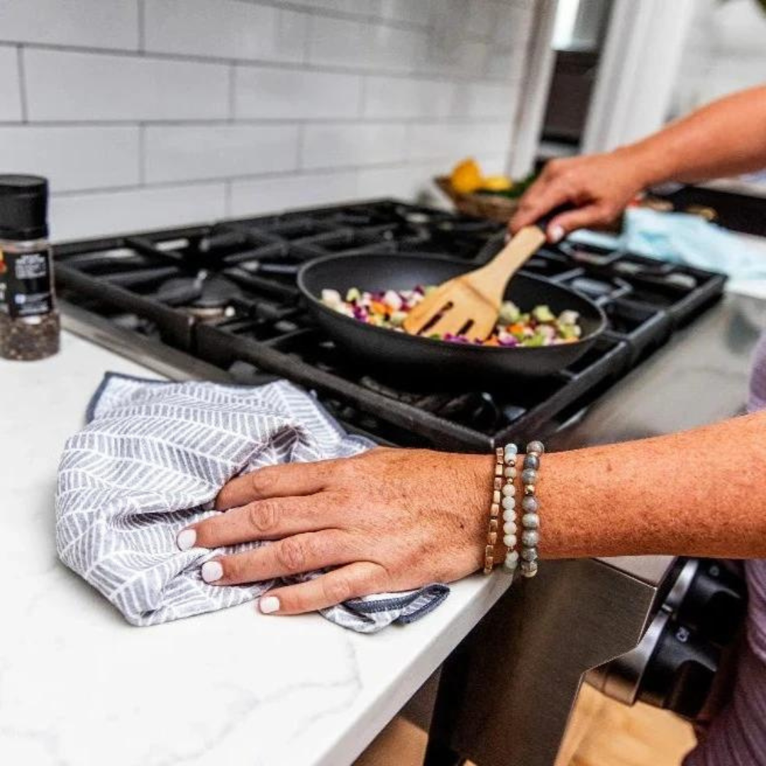 The Original Branches Collection. This waffle weave towel set with a versatile geometric design brings a touch of nature to your home while staying perfectly in tune with your contemporary style.