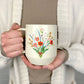  the Mega Mug in Bouquet is a charming 22 oz stoneware mug 