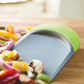 effortlessly cut, scrape, and measure with the Fox Run 3-in-1 Bowl Scraper! This versatile kitchen tool features a durable, straight-edged plastic cutter for precise dough cutting, while the opposite end boasts a curved, lime green silicone scraper—perfect for cleaning mixing bowls and countertops. Measurement markings allow you to easily check the size of your rolled-out dough.