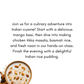 Taste of India - Chicken Tikka Masala - 6 PM, Thursday, July 31st, 2025
