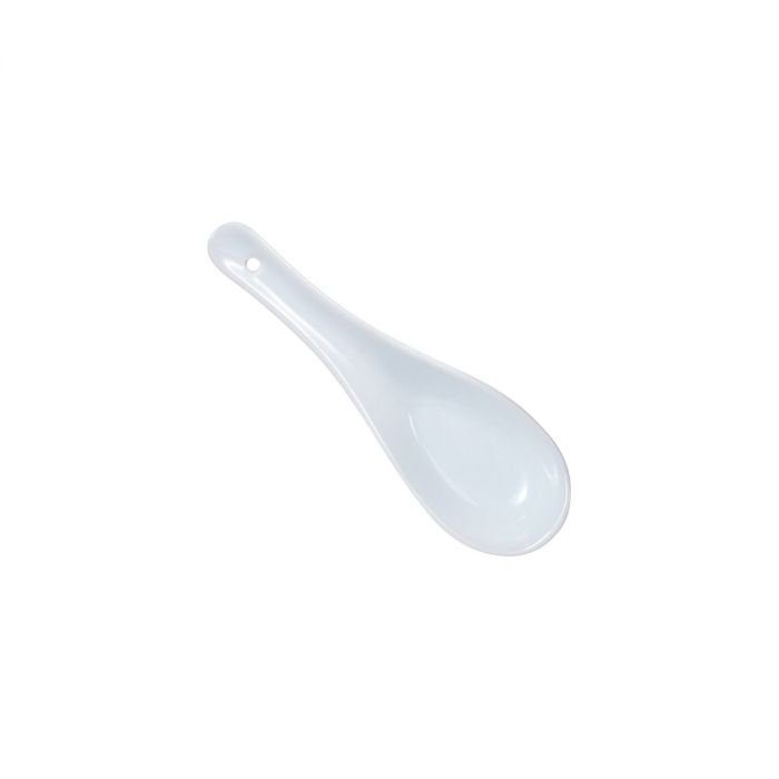 Perfect for all types of broths - from miso to wonton - these spoons scoop up generous amounts of broth and ingredients with their 1-ounce capacity. Made from fine white porcelain, they complement any table setting and are reusable, durable, and dishwasher safe.