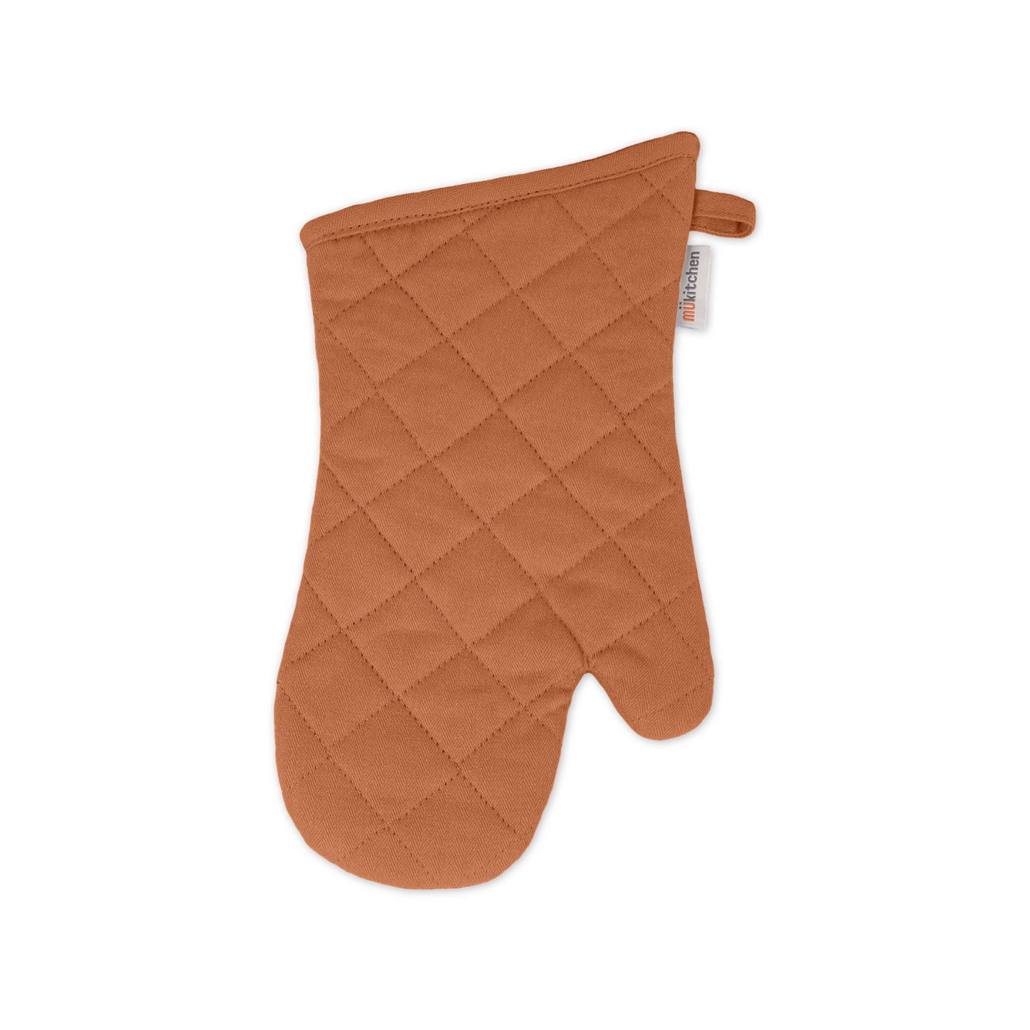 Our Classic Oven Mitt, is the perfect companion for your baking and cooking needs. Made with quilted cotton in a herringbone weave, this mitt boasts a super-tough exterior that offers exceptional protection and durability.