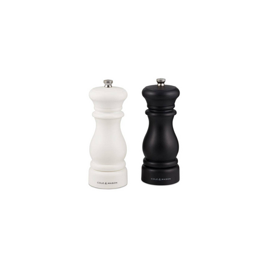 A classic salt and pepper mill set crafted from durable ABS, designed to bring both style and functionality to your kitchen. Perfect for everyday use, these mills feature a high-quality grinding mechanism that delivers consistently exceptional performance.