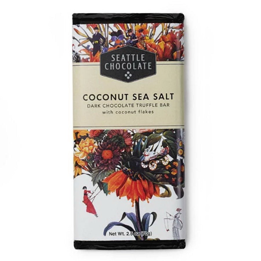 Coconut Sea Salt - Chocolate Bar