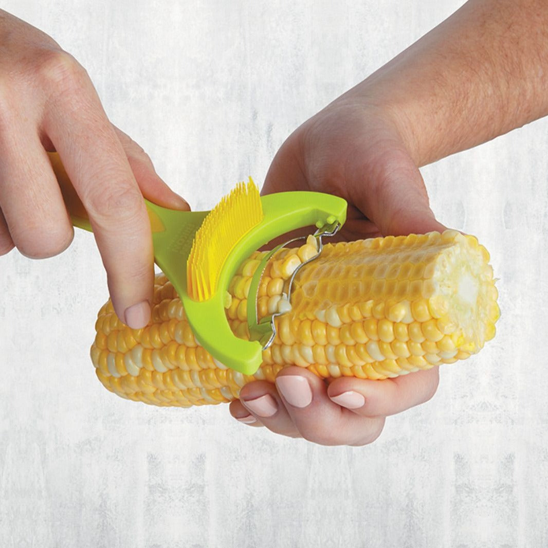 Corn Zipper with Silk Brush