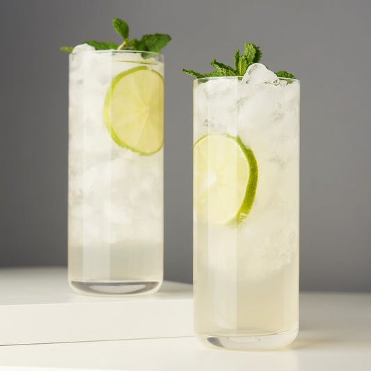 Timeless and versatile, these highball glasses are perfect for cocktails that require an unimpeded view, such as a tequila sunrise or classic mojito. A modern, subtly refined highball glass creates a striking presentation that is impossible to match. These essential pieces of glassware let the drink speak for itself.